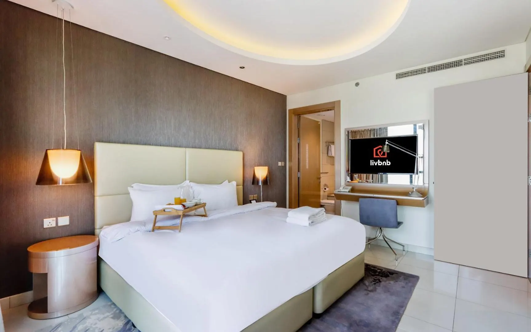 Apartment 2Br Oasis In Damac Towers By Livbnb Dubai